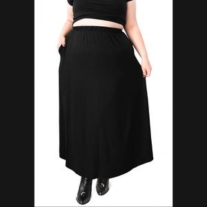 Foxblood Basic Witch Maxi Skirt